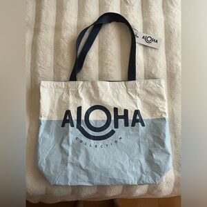 Aloha reversible tote